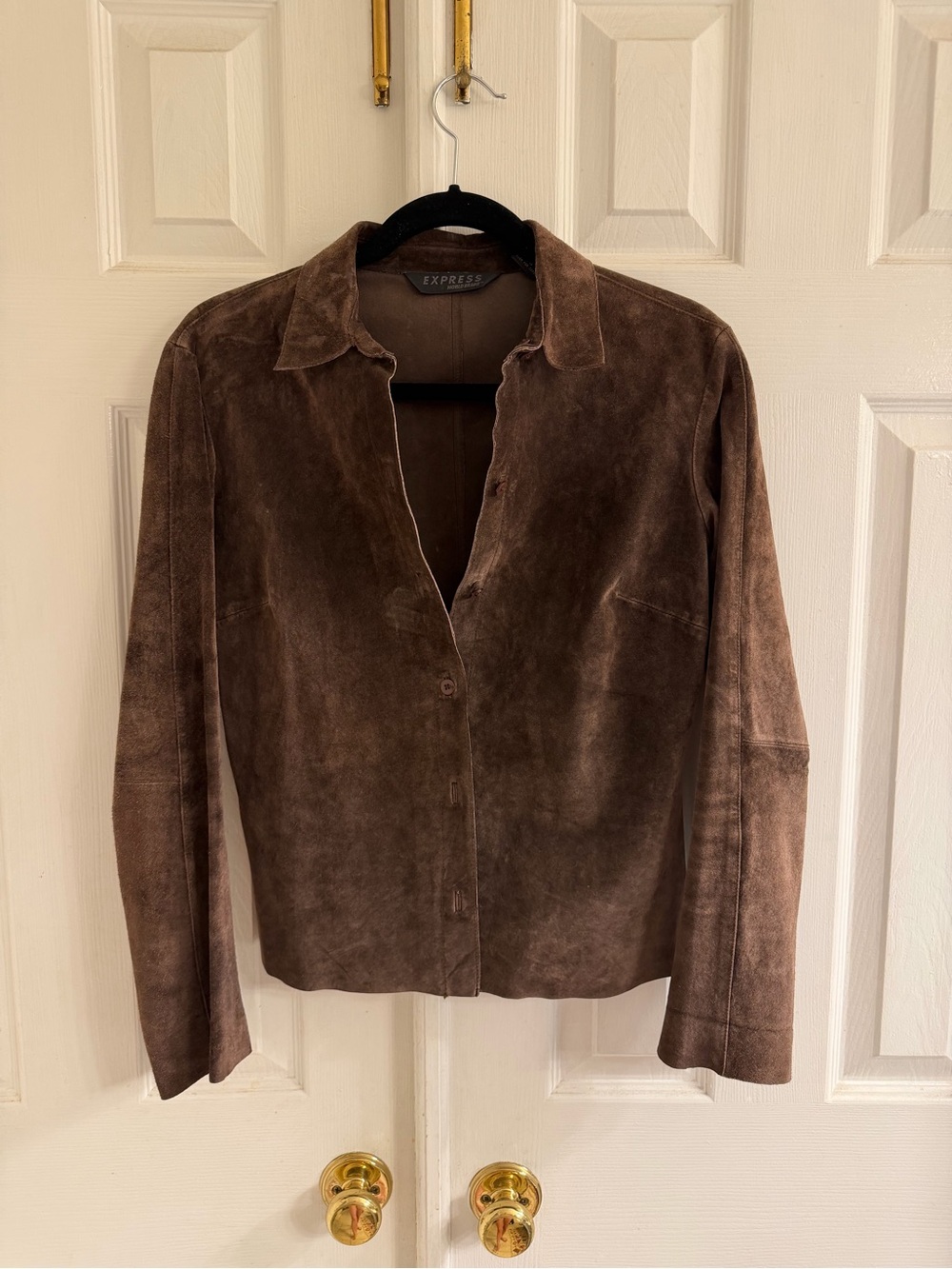 Vintage Suede Cropped Jacket
